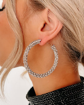 Rhinestone Hoops