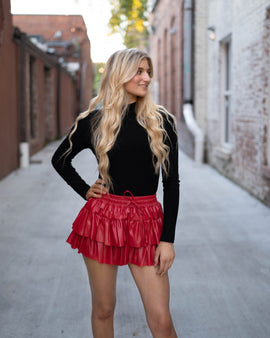 High Waisted Leather Shorts – Unparalleled Boutique