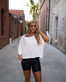 Essential White Vintage Washed Tee